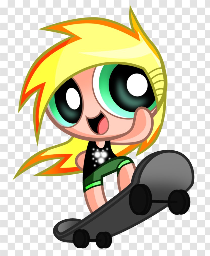 Drawing Art Blossom, Bubbles, And Buttercup - Fictional Character - Johnny Test Transparent PNG