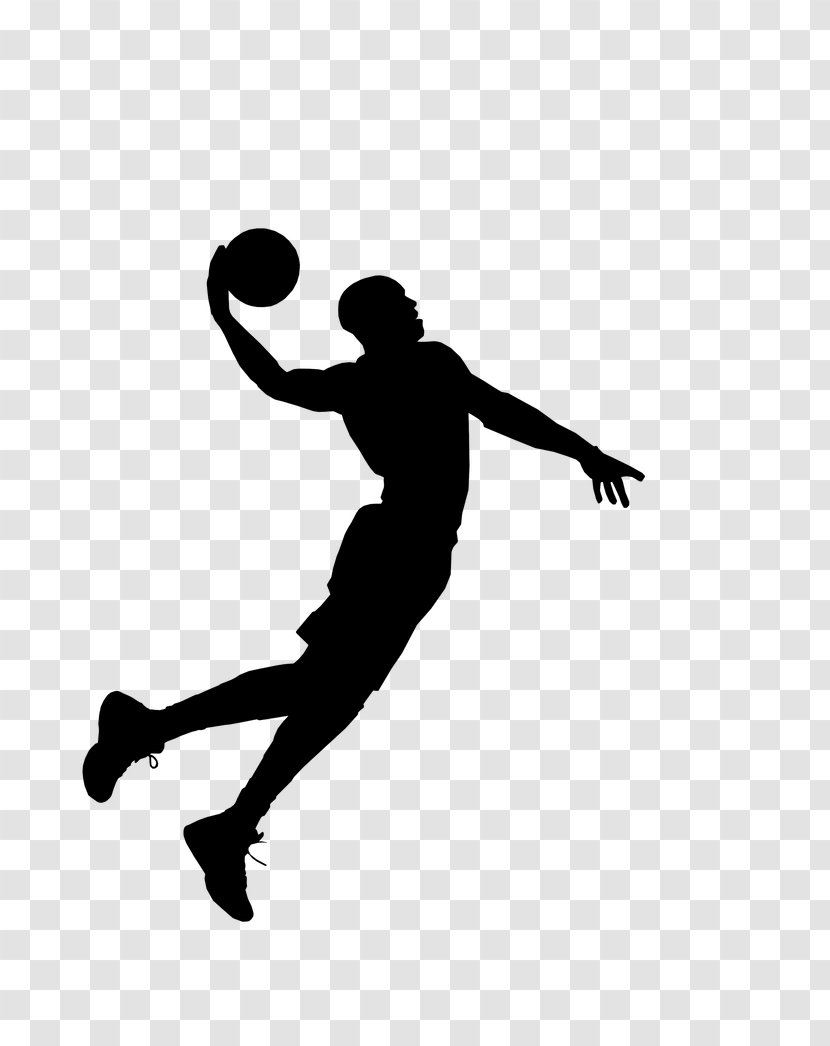 Human Behavior Clip Art Silhouette - Basketball - Throwing A Ball Transparent PNG
