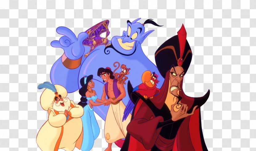 Aladdin Genie Princess Jasmine Jafar Film - Animation Transparent PNG