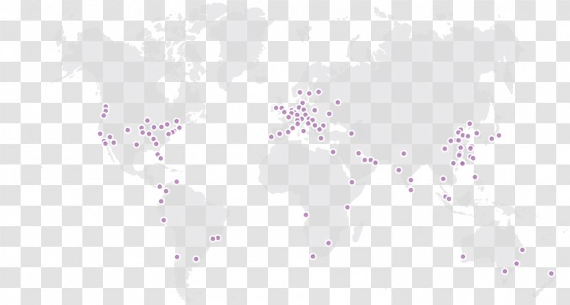 World Map Purple Black Transparent PNG