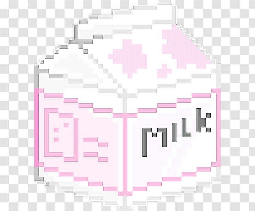 Milk Pixel Art Image Clip - Bottle Transparent PNG