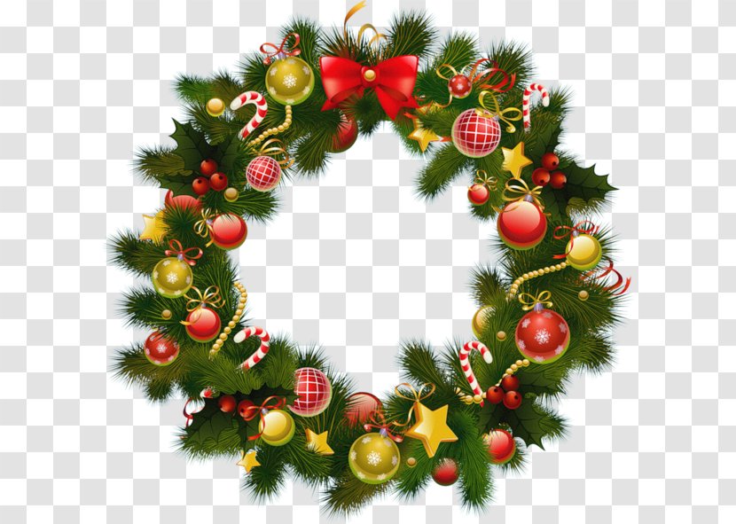 Christmas Decoration Advent Wreath Crown New Year - Ornament Transparent PNG