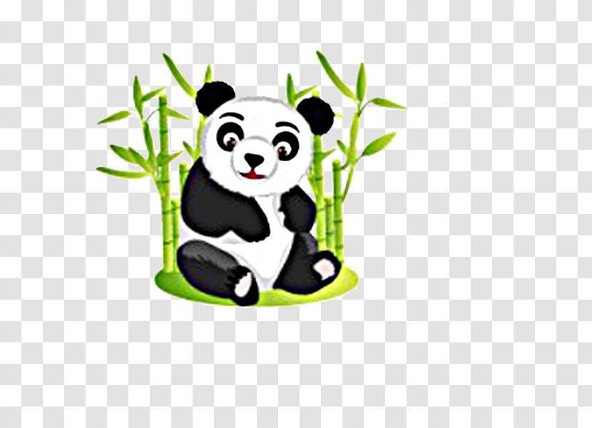 Giant Panda Bear Red Cuteness Clip Art - Cute Transparent PNG