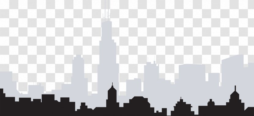 Chicago Skyline The Wirt-Rivette Group - Creative Dividing Line Material Transparent PNG