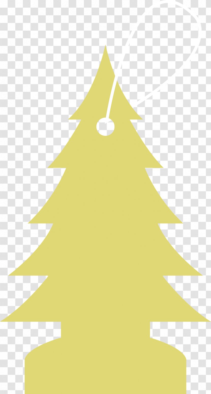 Fir Christmas Ornament Spruce Tree Angle - Cartoon Material Transparent PNG