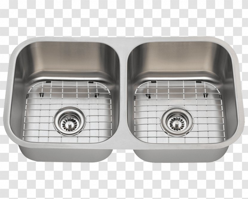 Kitchen Sink Stainless Steel Plumbing Fixtures - Tap - Cat Bowl Transparent PNG