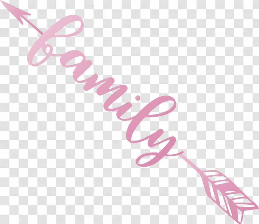 Family Arrow Arrow With Family Cute Arrow With Word Transparent PNG