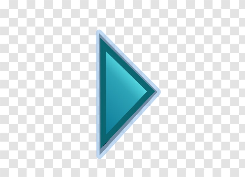 Computer Monitors Turquoise Teal Triangle - Multimedia - Sixty-one Transparent PNG