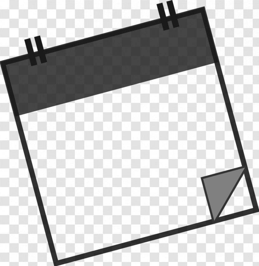 Calendar Clip Art - Drawing - Blank White Cliparts Transparent PNG
