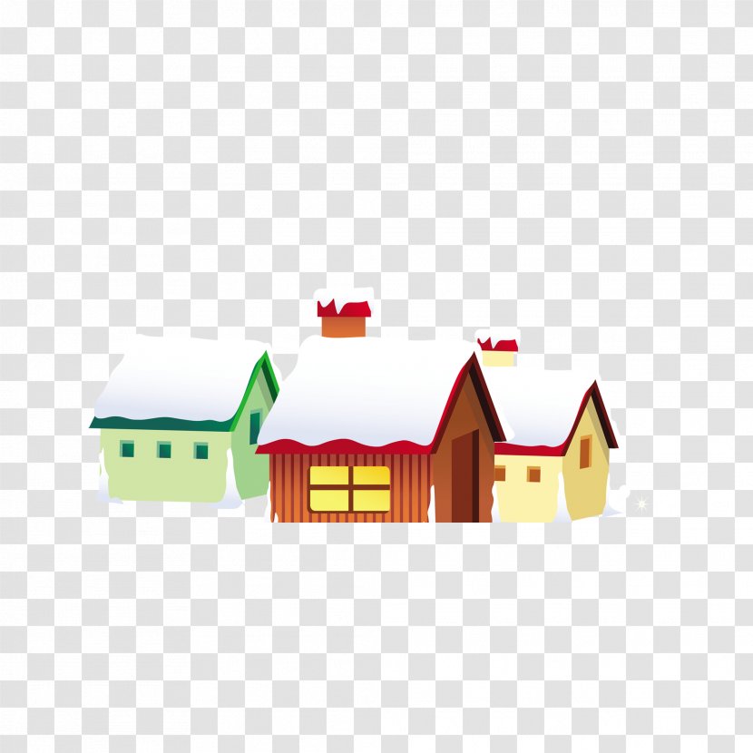 Snow Christmas Cartoon Clip Art - Igloo Pattern Transparent PNG