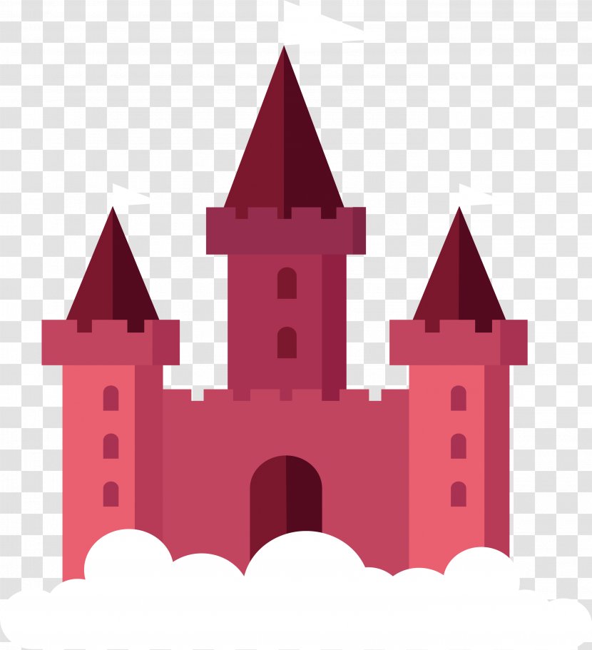 Fairy Tale - Google Images - Purple Red Castle Transparent PNG