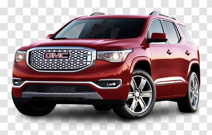 2018 GMC Acadia 2017 Denali Car Buick - Vehicle - Cherry Red Transparent PNG