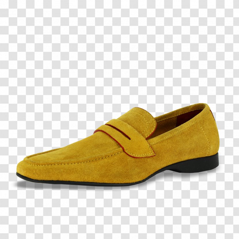 Slip-on Shoe Suede Moccasin Oxford - Yellow - Man Transparent PNG