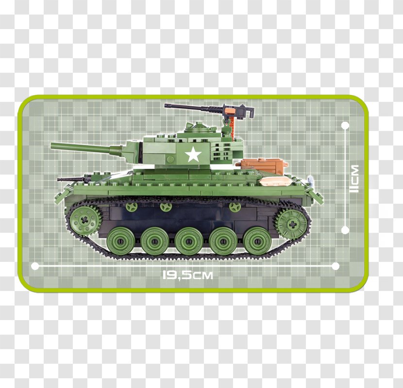 Tank Second World War Cobi M24 Chaffee - Lego Minifigure Transparent PNG