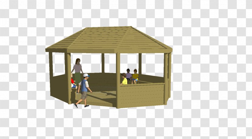 Roof Shade Canopy Gazebo Shed - Hut - Play Ground Equipment Transparent PNG