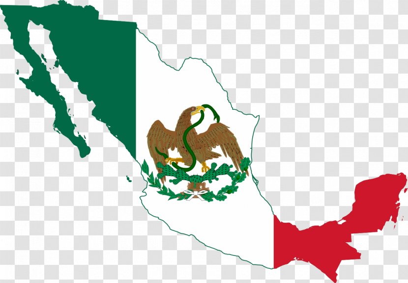 Flag Of Mexico Blank Map Vector - Plant Transparent PNG