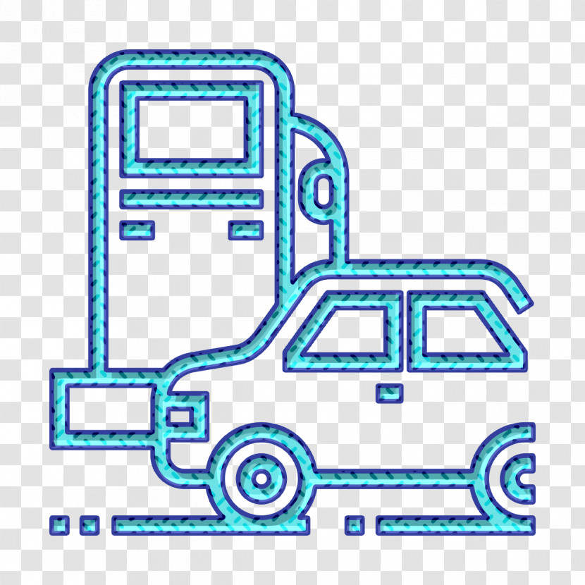 Gas Station Icon Car Service Icon Refuel Icon Transparent PNG
