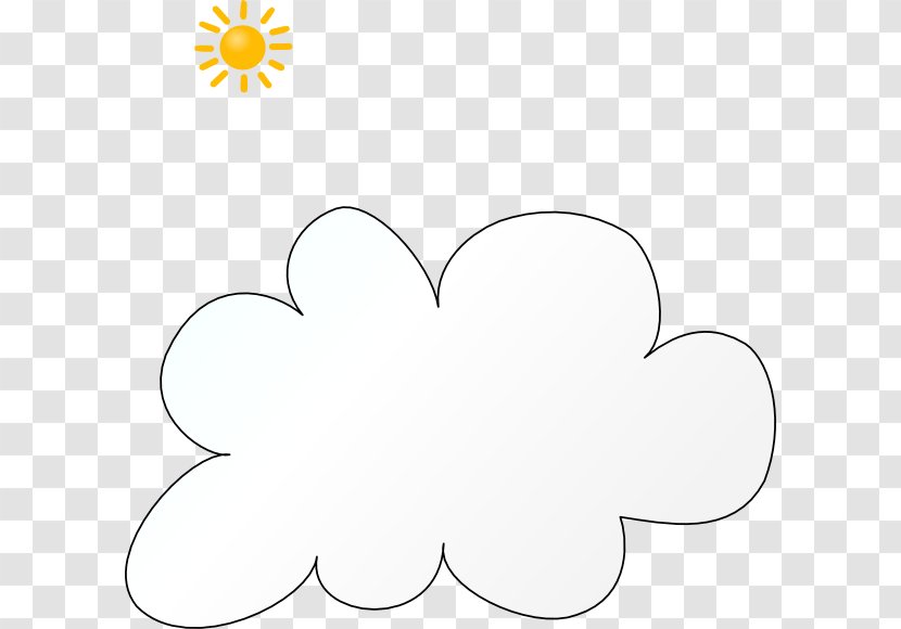 Petal White Leaf Point Clip Art - Cloud Transparent PNG