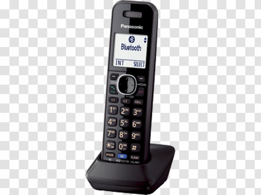 Cordless Telephone Handset Digital Enhanced Telecommunications Panasonic KX-TGA950 - Communication Device - Cellular Network Transparent PNG