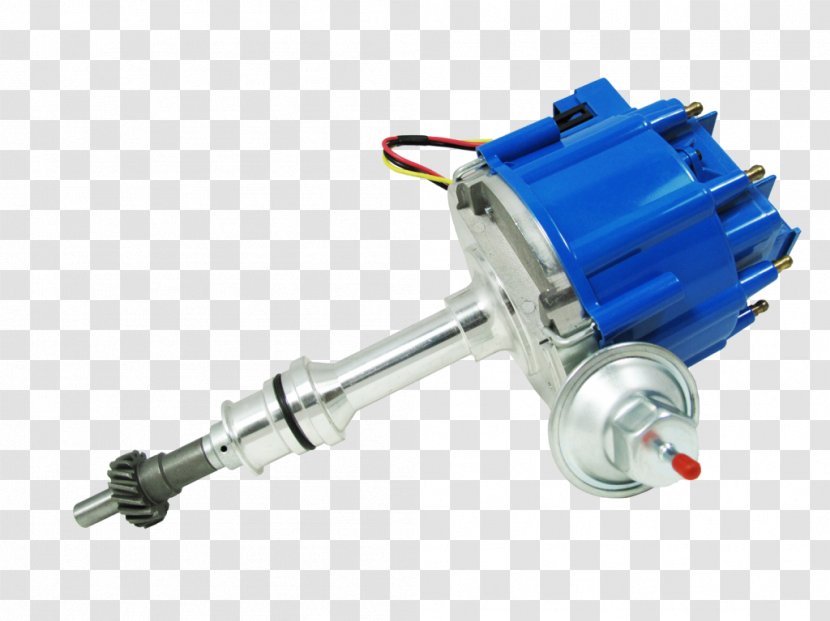 Car High Energy Ignition Cylinder Distributor V8 Engine - Auto Part Transparent PNG