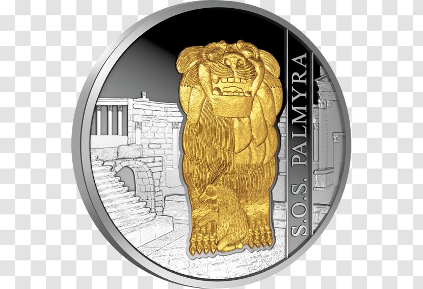 Silver Coin Gold Proof Coinage - Lion Transparent PNG