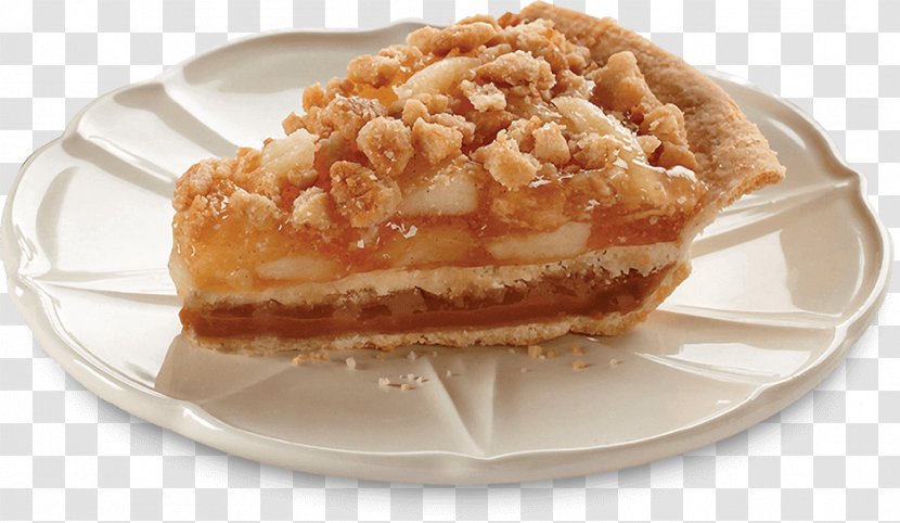 Apple Pie Treacle Tart Streusel Frozen Dessert - Dish Transparent PNG