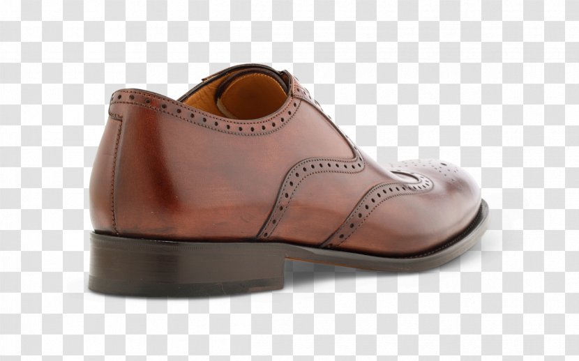 Leather Oxford Shoe Ace Marks Dress Italy - Brown Transparent PNG