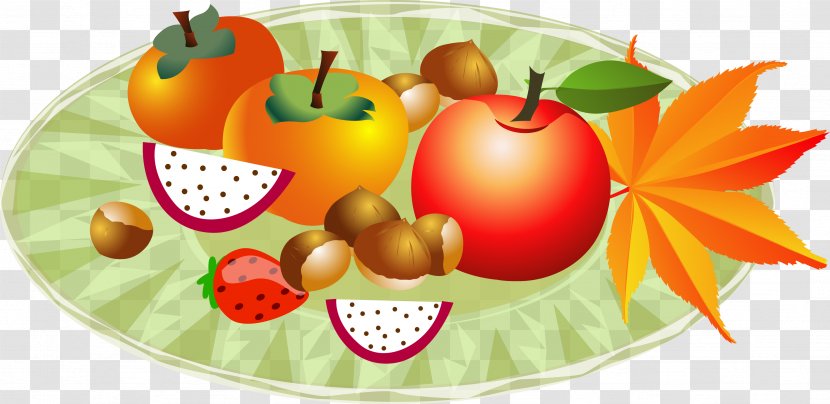 Autumn Fruit Illustration - Healthy Diet - Harvest Transparent PNG