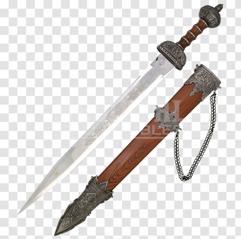 Ancient Rome Gladius Knife Sword Centurion Transparent PNG