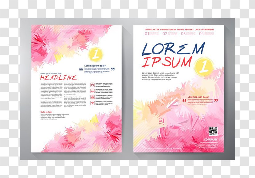Paper Graphic Design Brochure Transparent PNG