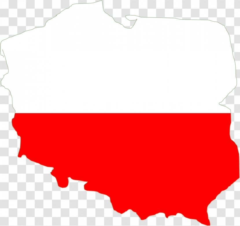 Flag Of Poland Car Sticker Transparent PNG
