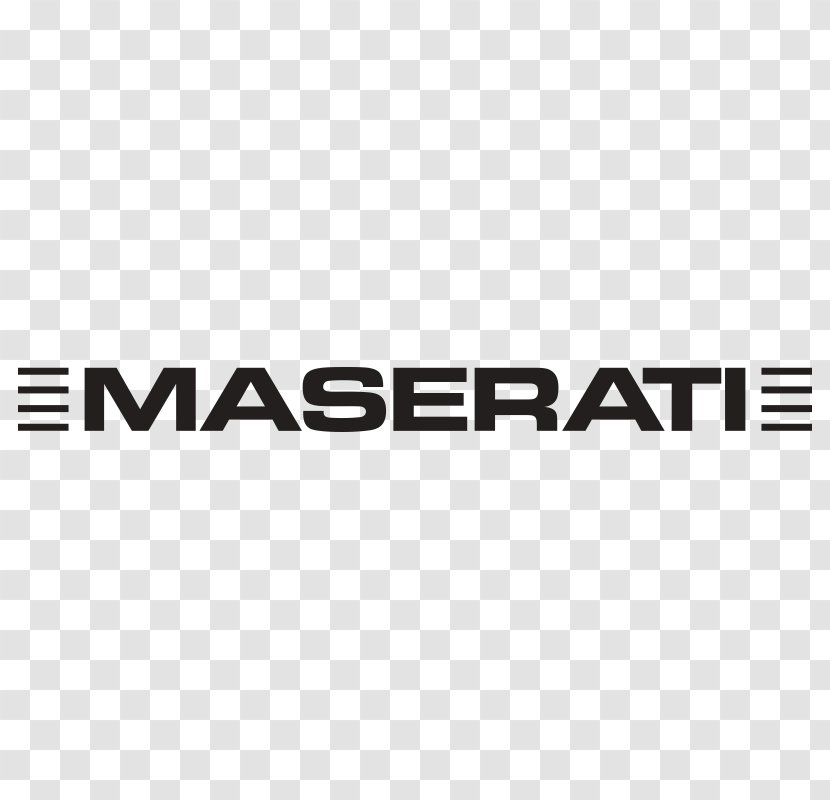 Product Design Logo Brand Line - Black - Maserati Transparent PNG