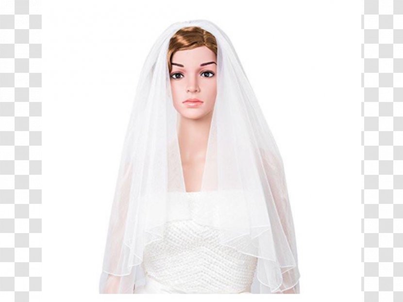Bride Human Hair Color Wedding Dress Veil - Frame Transparent PNG