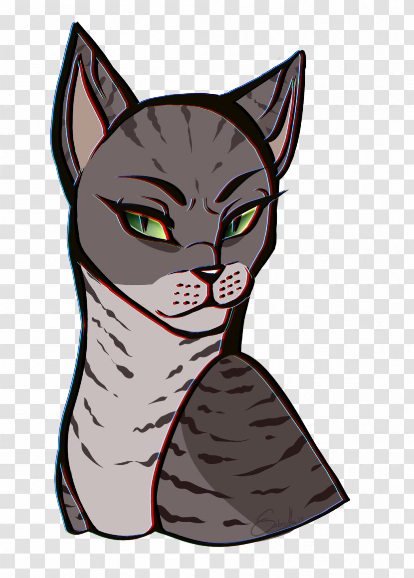 Whiskers Kitten Domestic Short-haired Cat Tabby Black - Fictional Character Transparent PNG
