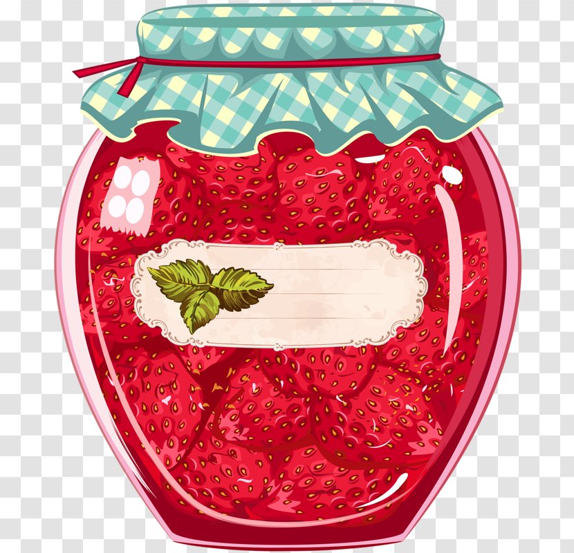Varenye Jar Drawing Strawberry - Canned Transparent PNG