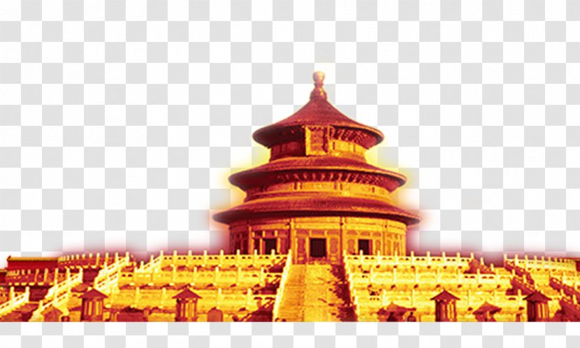 Summer Palace Temple Of Heaven Forbidden City Great Wall China Mutianyu - Zhengyangmen - Heaven,building,Golden Sheen Transparent PNG