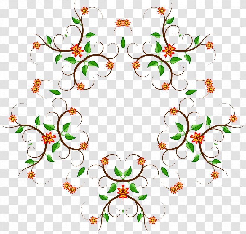 Floral Design Graphic Clip Art - Tree - Vector Transparent PNG