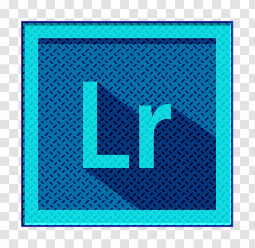 Adobe Icon Design Lightroom - Electric Blue - Azure Teal Transparent PNG