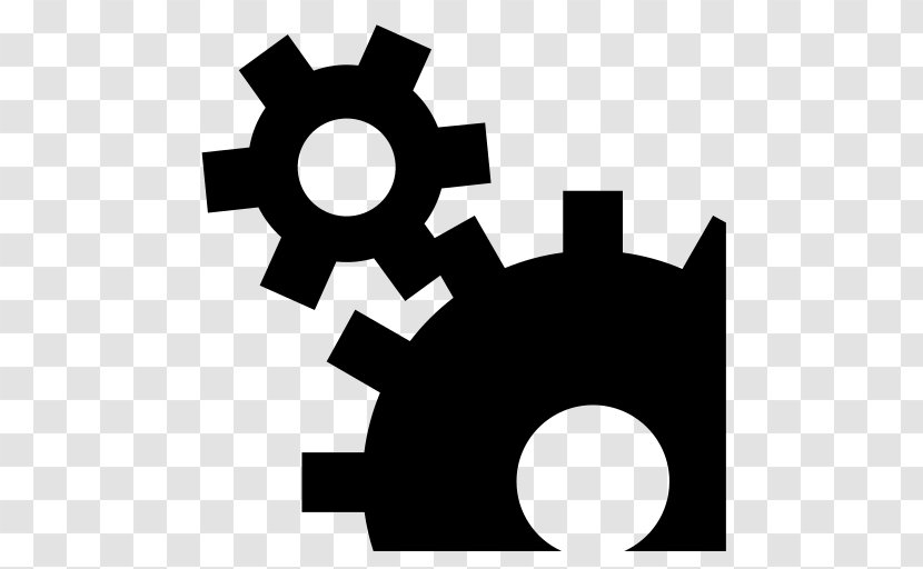 Gear - Silhouette - Gears Transparent PNG