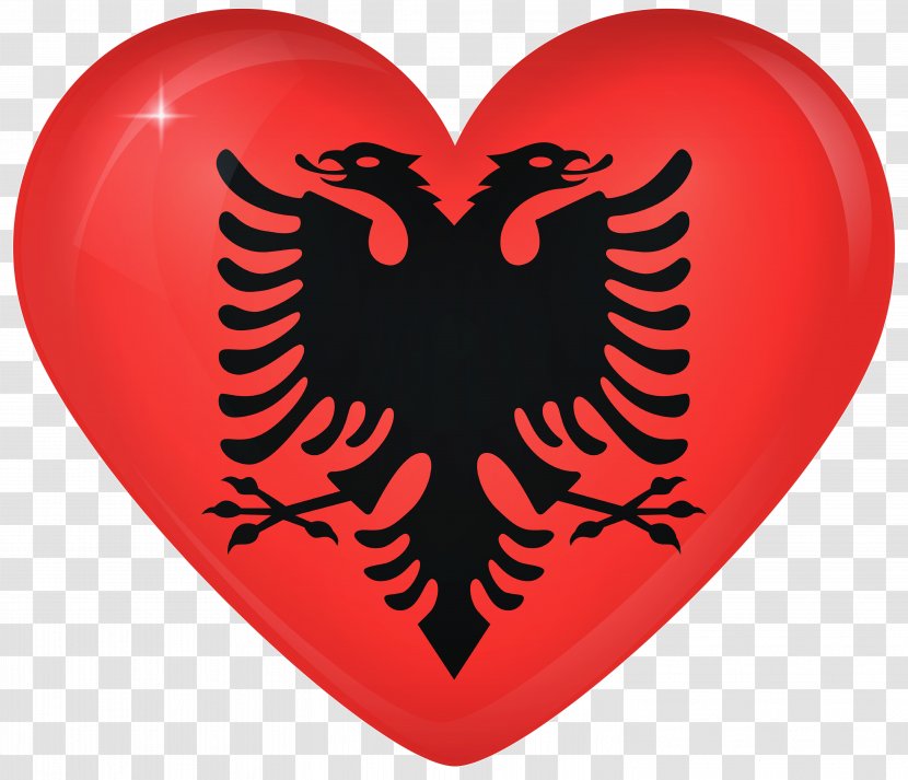 Flag Of Albania Albanians National Anthem - Watercolor Transparent PNG