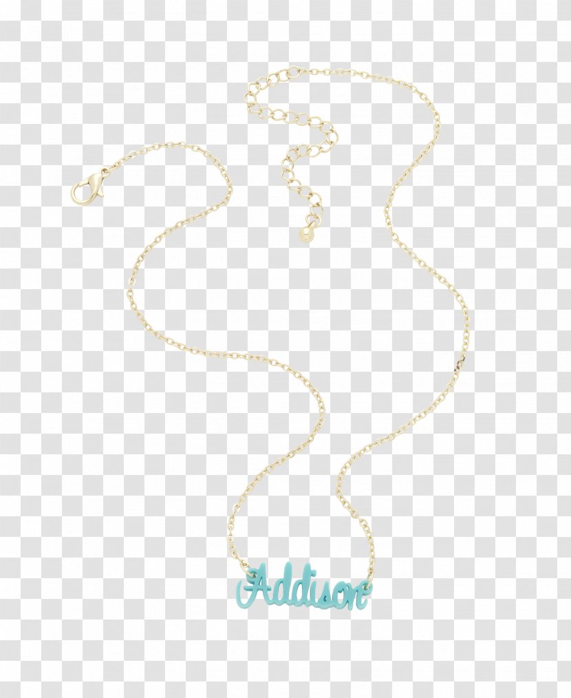 Necklace Jewellery Chain Monogram Clothing Accessories - Fashion Accessory - Gold Transparent PNG