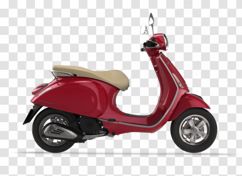 Scooter Vespa Sprint Primavera GTS - Motorcycle Accessories Transparent PNG