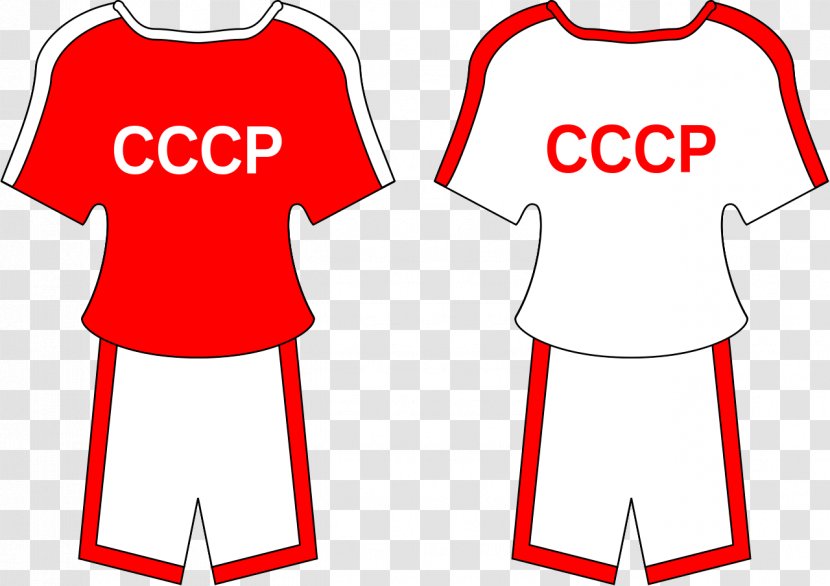 Jersey T-shirt Soviet Union National Football Team Polo Shirt - Sleeve Transparent PNG