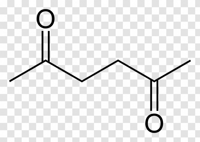 Hexane-2,5-dione Diketone Chemical Formula Isomer - Black And White - Acid Transparent PNG