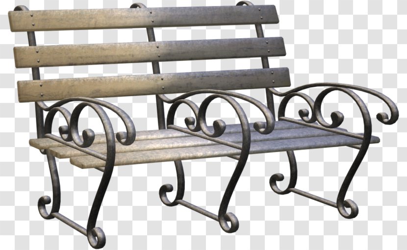 Iron Chair Bench Clip Art - Chairs Transparent PNG