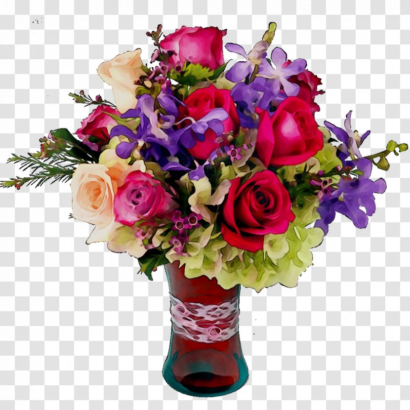 Garden Roses Floral Design Flower Bouquet Cut Flowers - Pink - Rose Transparent PNG