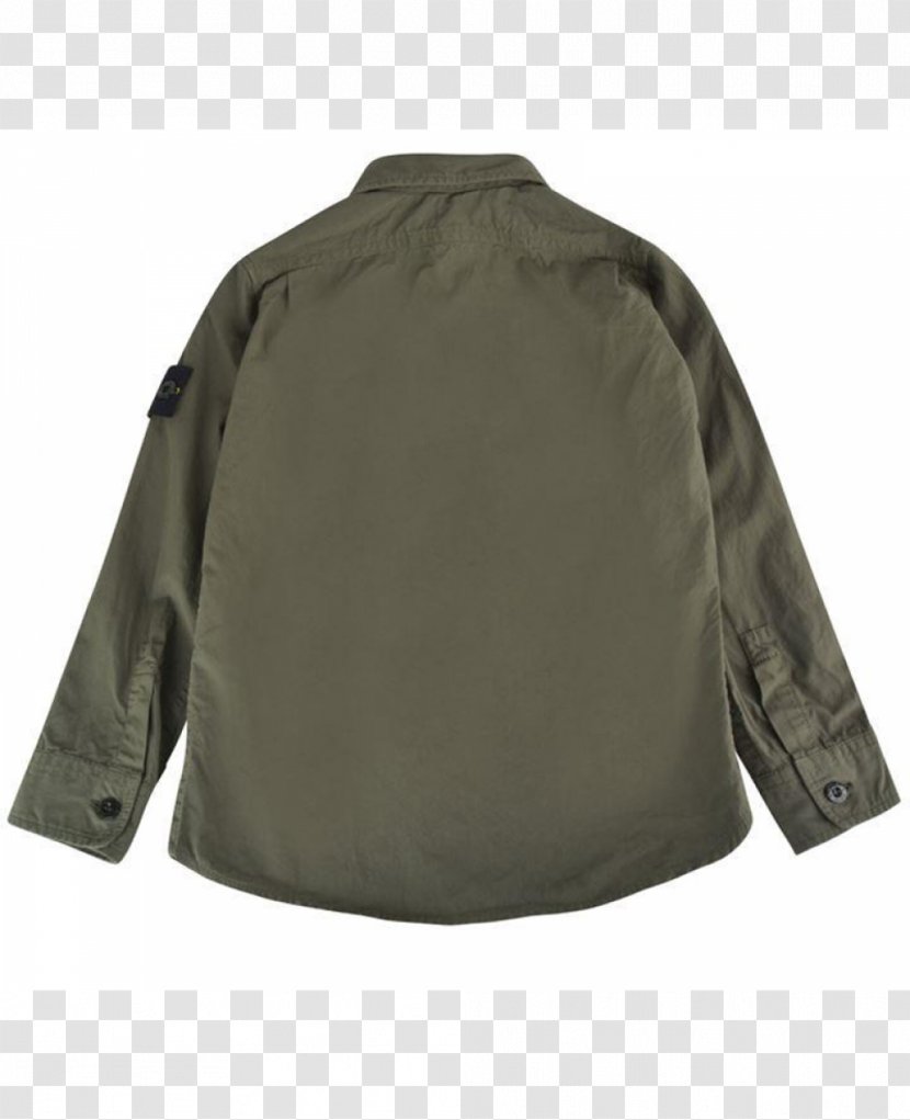 Sleeve Polar Fleece Jacket Button Khaki Transparent PNG