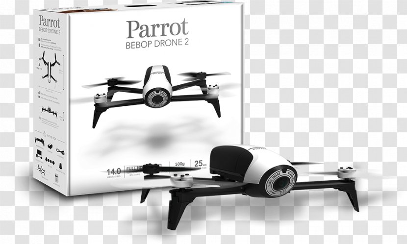 Parrot Bebop 2 Drone AR.Drone Unmanned Aerial Vehicle Mavic Pro Transparent PNG