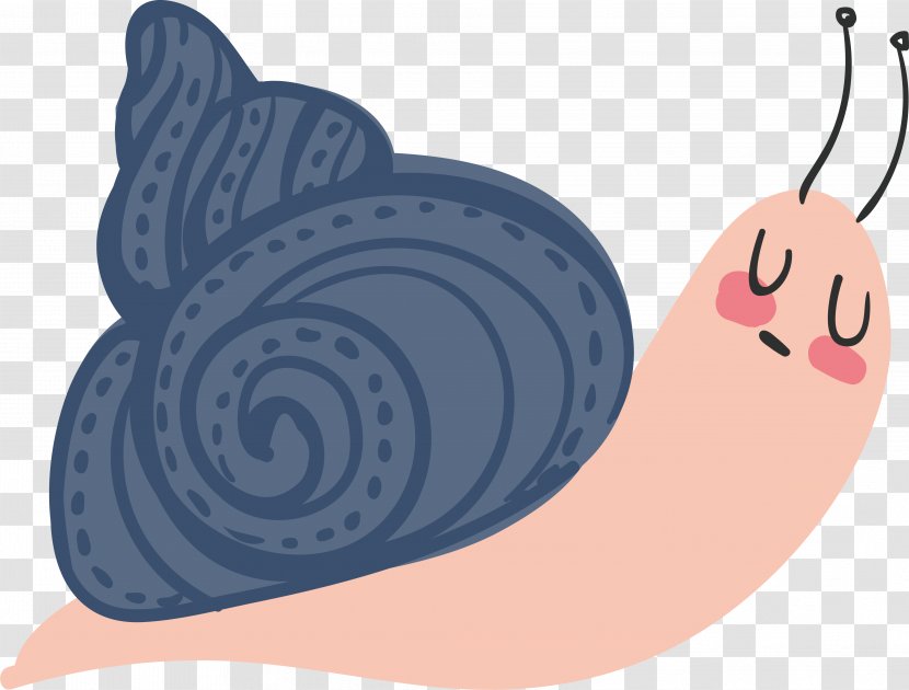 Escargot Snail Clip Art - Frame - Carefree And Content Transparent PNG
