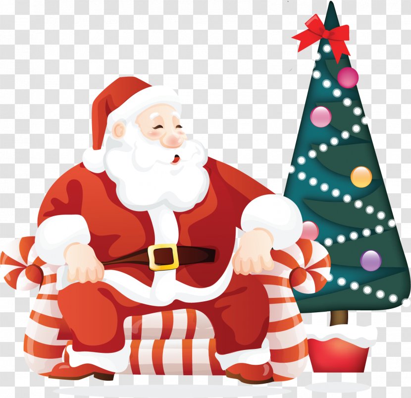 Santa Claus Christmas Ded Moroz Clip Art - Drawing Transparent PNG